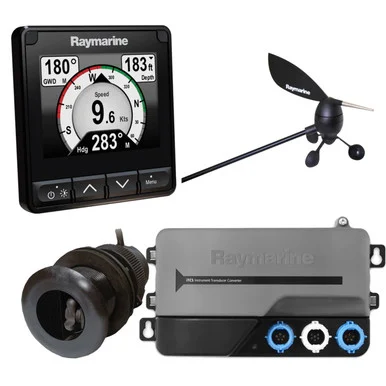Raymarine T70216 I70s System Pack W/color Instrument & Wind, Dst Transducers, Itc-5, And Stng Backbone