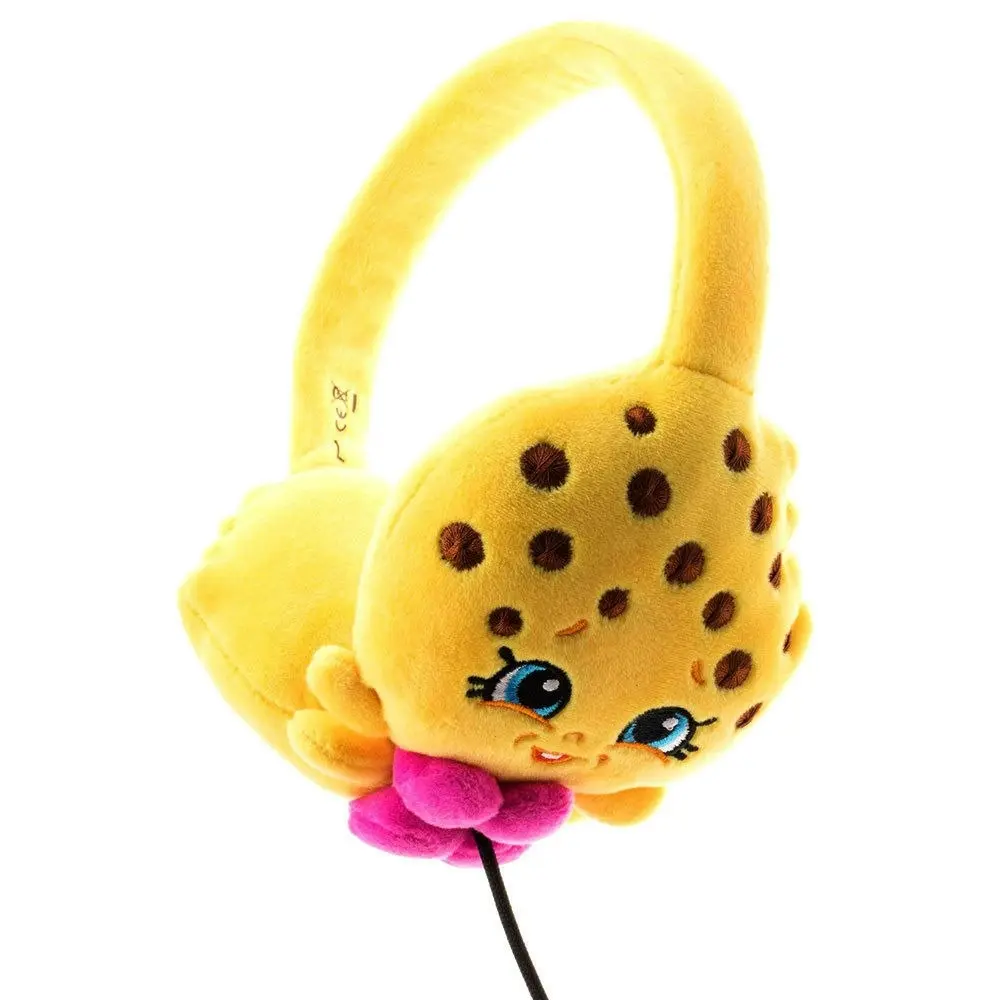 Shopkins Plush Kids Headphones Headband for Audio DVD MP3 iPad Kooky Cookie - Electronics