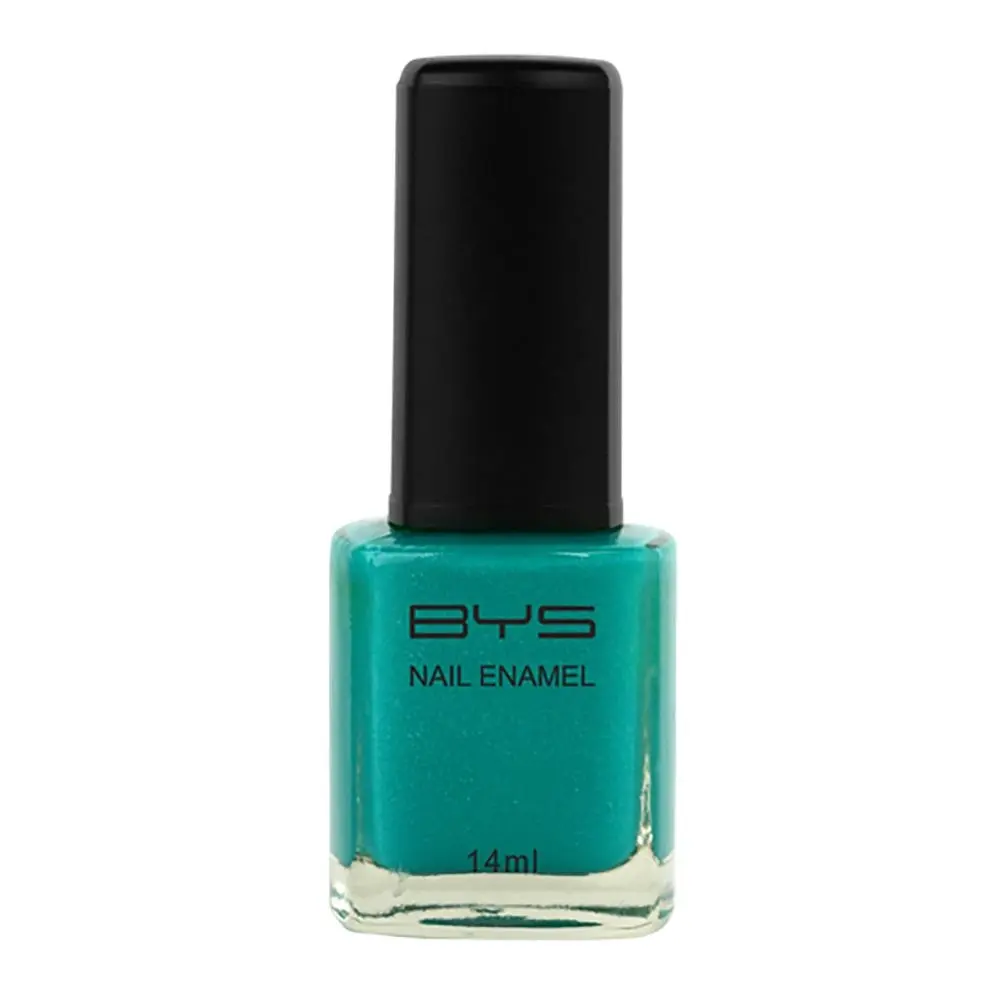 BYS Hocus Pocus Nail Polish Enamel Lacquer Gloss Lasting Quick Dry 14ml Cyan - Beauty