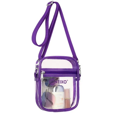 Contixotbpurpleclearcrossbodybag TB03PURPLE