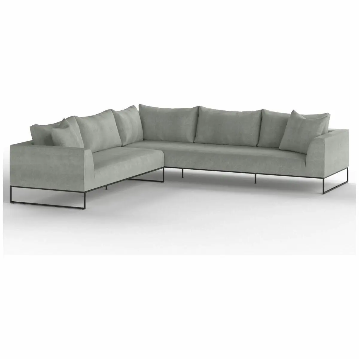 Kalona Vaeroy Modular Six Seater Left Facing Sofa Cloud - Furniture