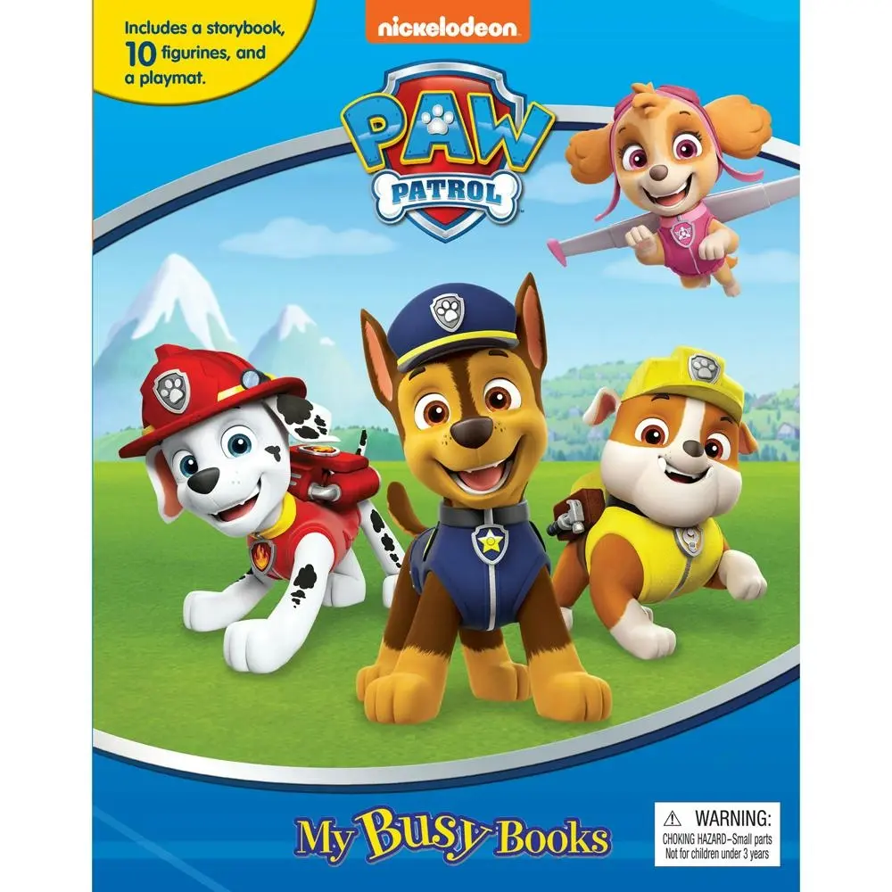 PAW Patrol My Busy Book Kids/Children Storybook/Toy/Playmat Activity Kit 3y+ - Entertainment