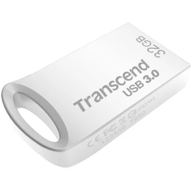 Transcend 32gb Jetflash 710s Usb 3.0 Flash Drive - 32 Gb - Silver - Dust Resistant, Shock Resistant, Water Resistant, Ergonomic (ts32gjf710s)