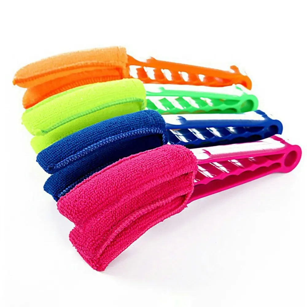 4Pcs Microfiber Car Auto Air Conditioner Cleaning Brush Window Shutter Cleaner - Home & Garden