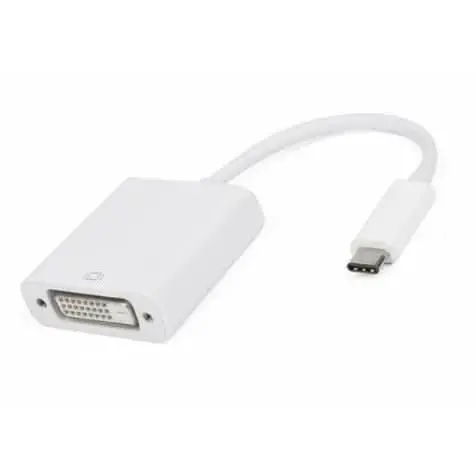 Type C USB 3.1 Male to DVI 1080P Portable Extended Power Adapter Cable - Electronics