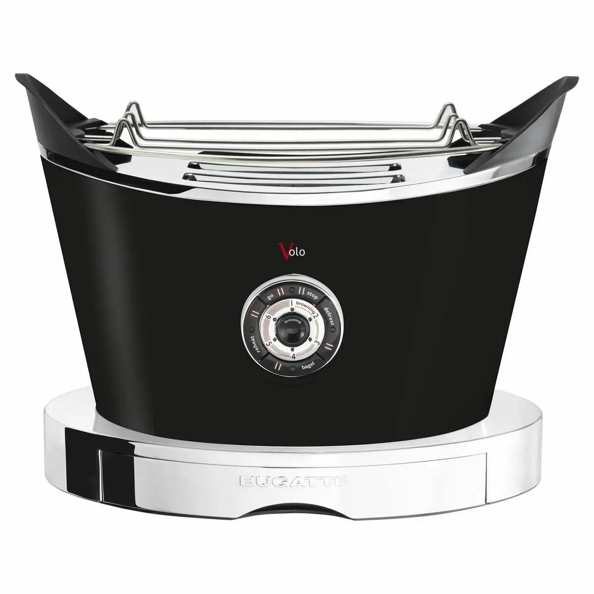 Bugatti Volo 2 Slice Toaster Black - Home & Garden