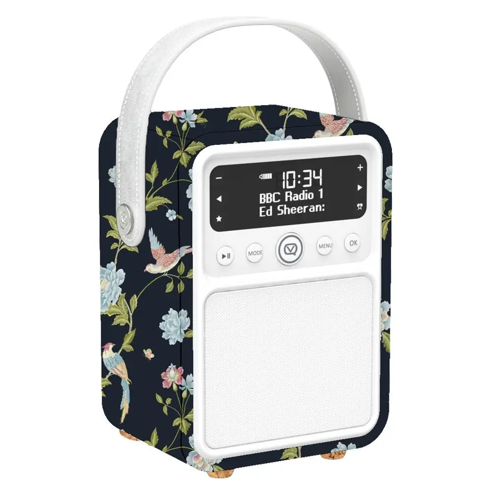 VQ Monty DAB+ Digital FM Radio/Bluetooth Speaker Laura Ashely Elveden Navy - Electronics