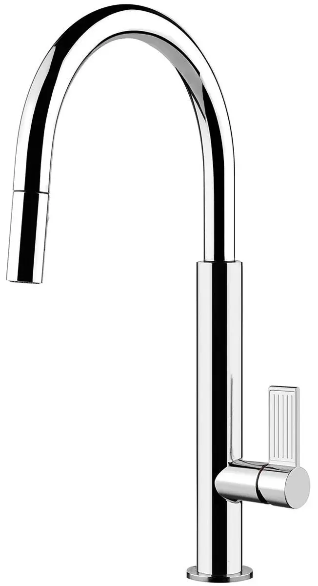 Gessi Emporio Oxygene Pull Out Dual Function Spray Kitchen Mixer Tap - Hardware
