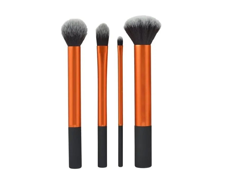 4 Pc Coverage Makeup Brushes definition Brush Set - Beauty