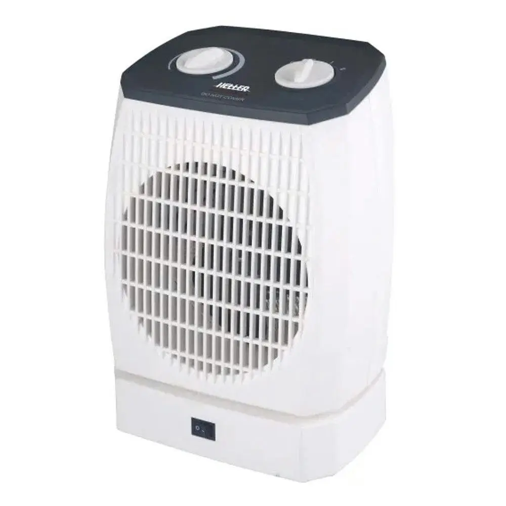 Heller Home Powerful Portable Oscillating Upright Fan Heater 1000/2000W - Winter Warmers up to 70% Off