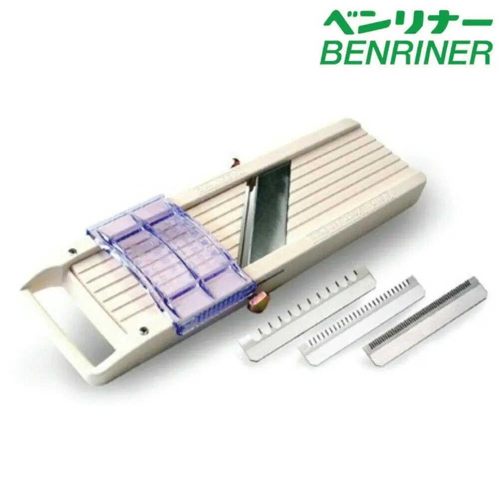 Benriner 64mm Mandolin Slicer Sharp Adjustable Japanese No1 Vegetable Garnish - Home & Garden