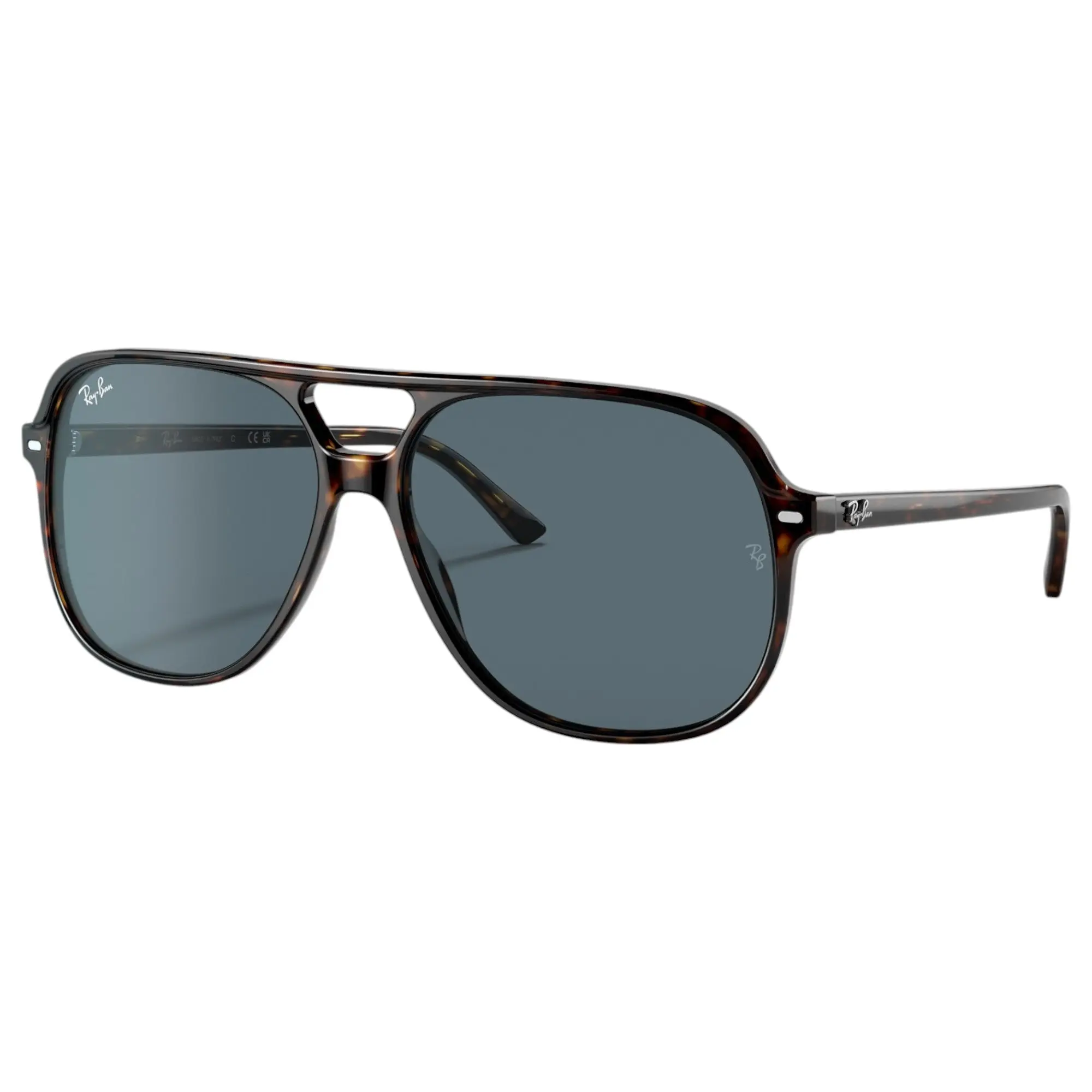 Unisex Ray Ban Sunglasses Rb2198 Bill Polished Havana/ Blue Sunnies - Xs