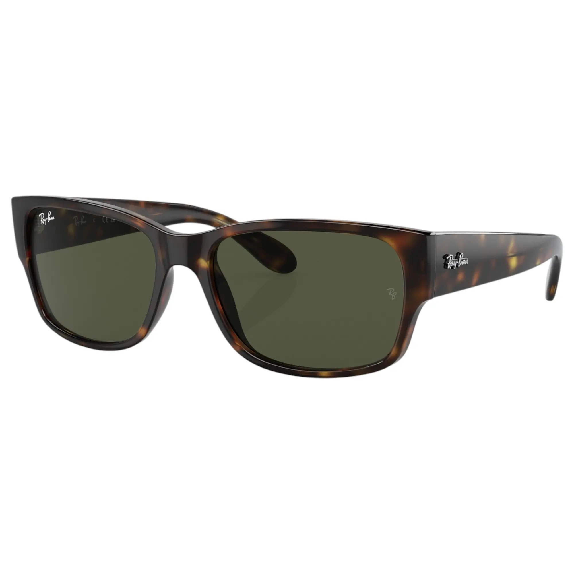 Unisex Ray Ban Sunglasses Rb4388 Polished Havana/ Green Sunnies - M