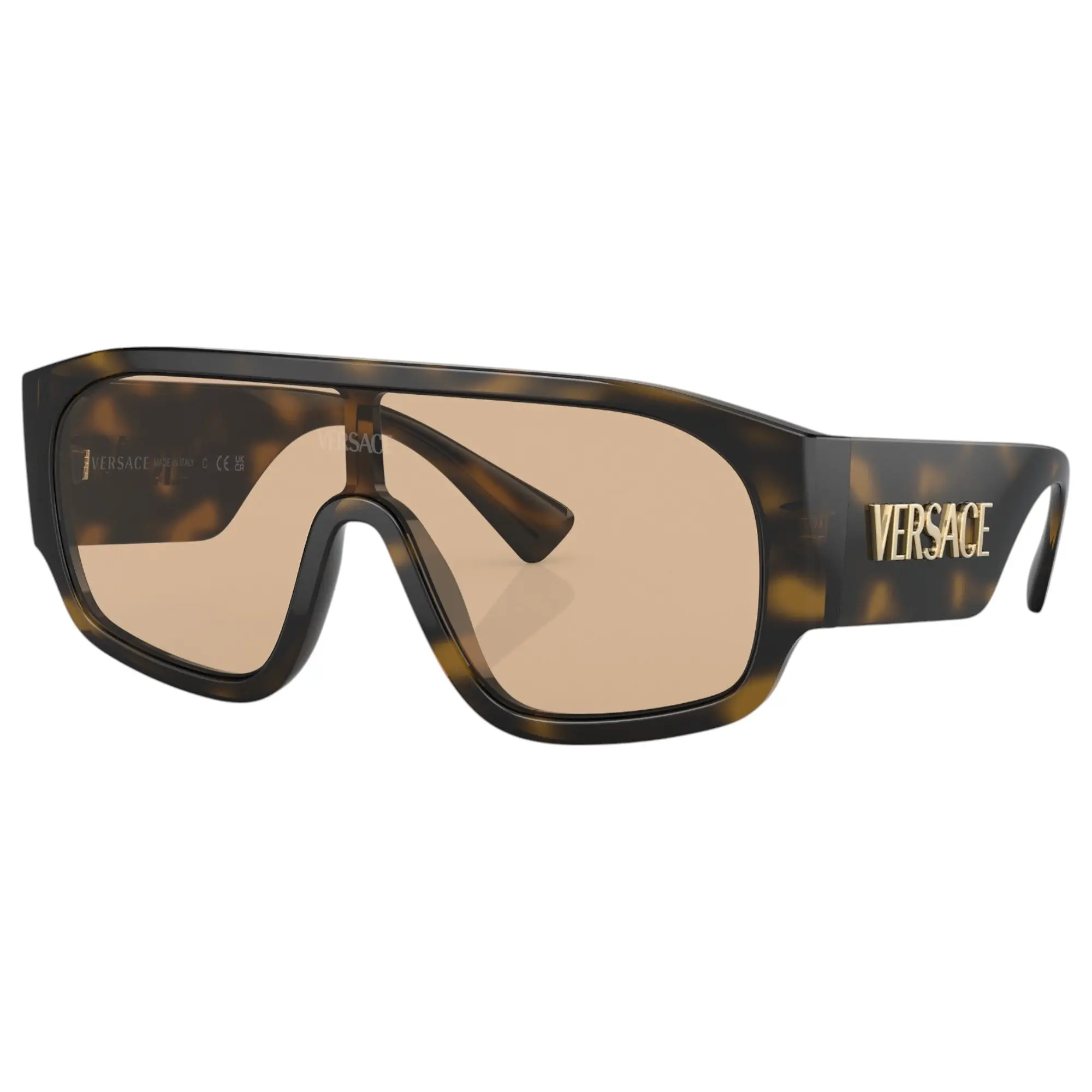 Unisex Versace Sunglasses Ve4439 Fashion Spectacles Havana Light Brown Sunnies