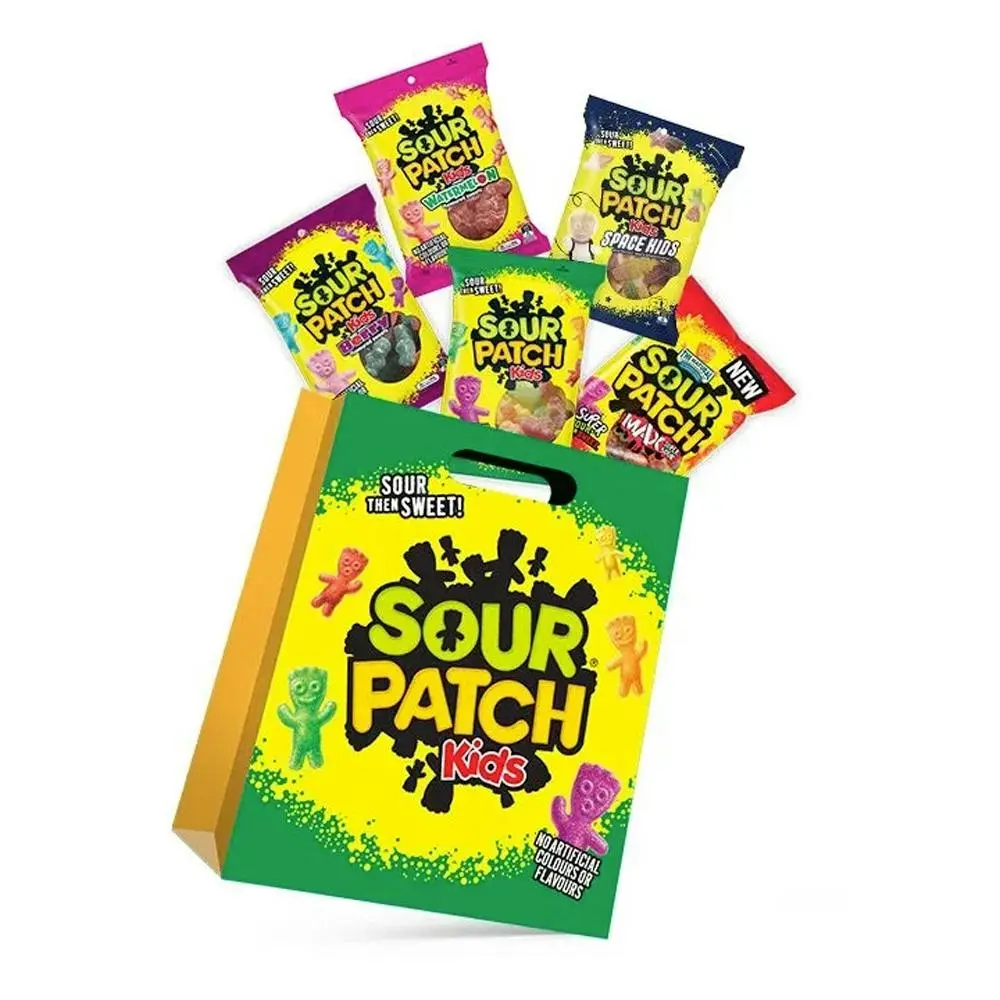 5pc Sour Patch Kids Showbag Berry/Watermelon Confectionery Sweet Candy Snacks - Groceries