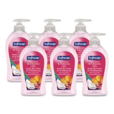 Colgate US07157ACT Liquid Hand Soap Pumps, Coconut And Hibiscus Scent, 11.25 Oz, 6/carton