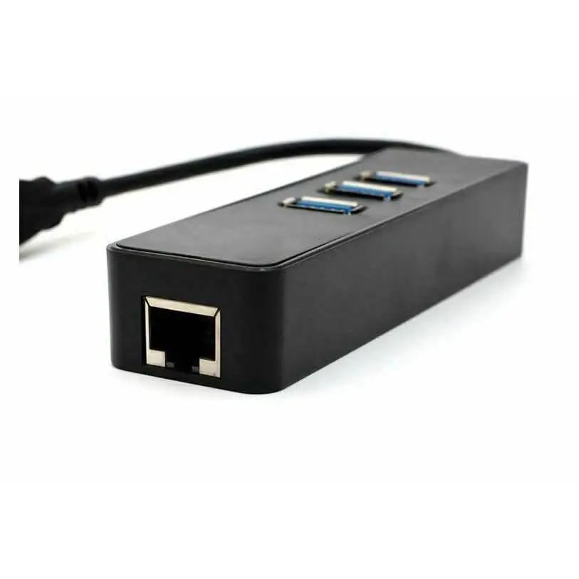 USB 3.0 Hub Adapter with Gigabit 1000/M RJ45 USB LAN Mac PC | 4K Support - Electronics