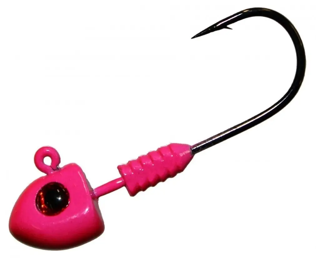 3 Pack of 1/6oz Pink TT Lures DemonZ Jigheads with Size 1 Hooks - Sports & Outdoor