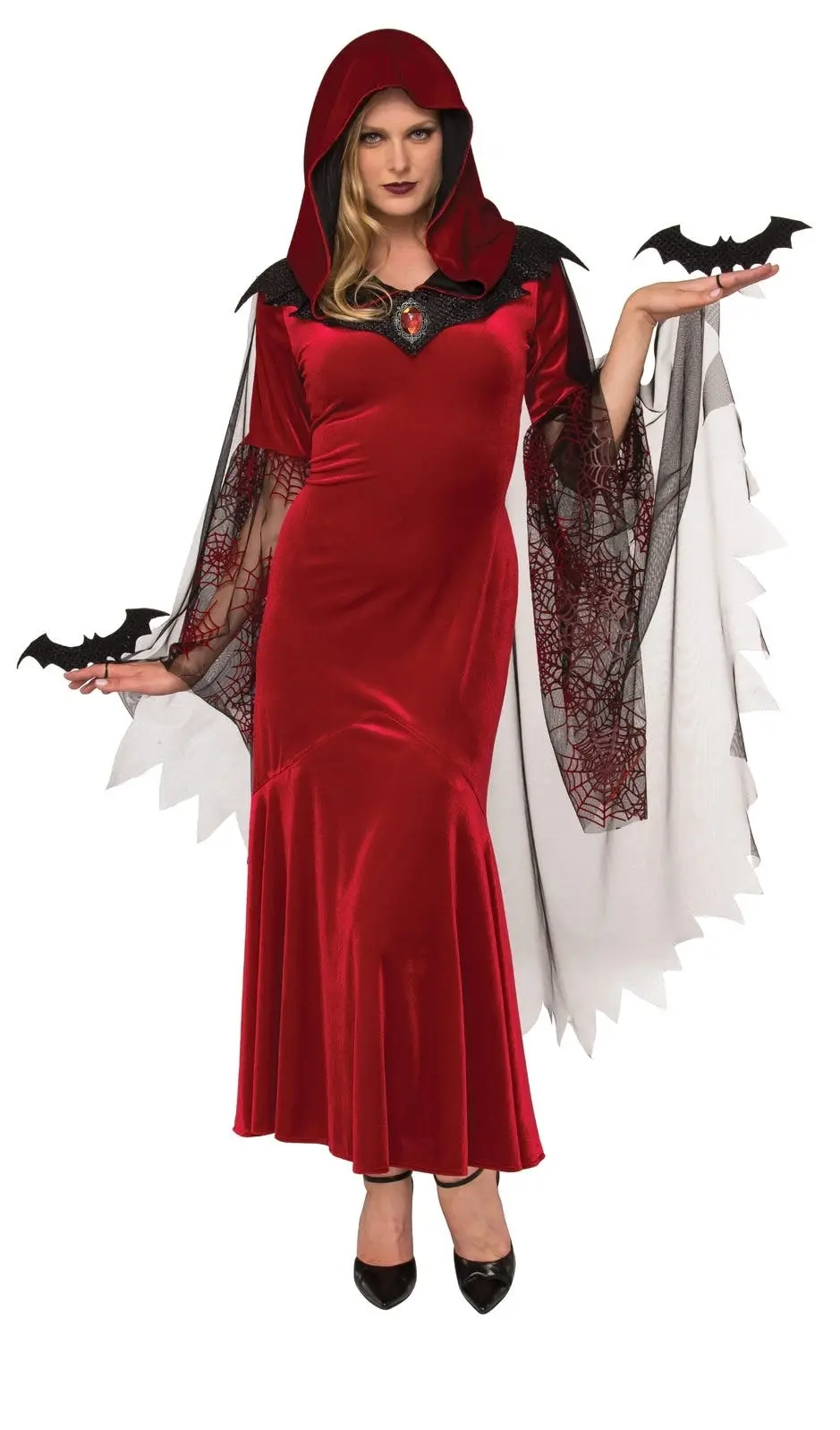 Rubies Bat Mistress Vampiress Spooky Scary Women Dress Up Costume Size Standard - Fashion