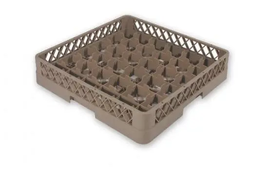 Caterrax 36 Compartment Glass Rack | 500 x 500 x 100mm - Home & Garden
