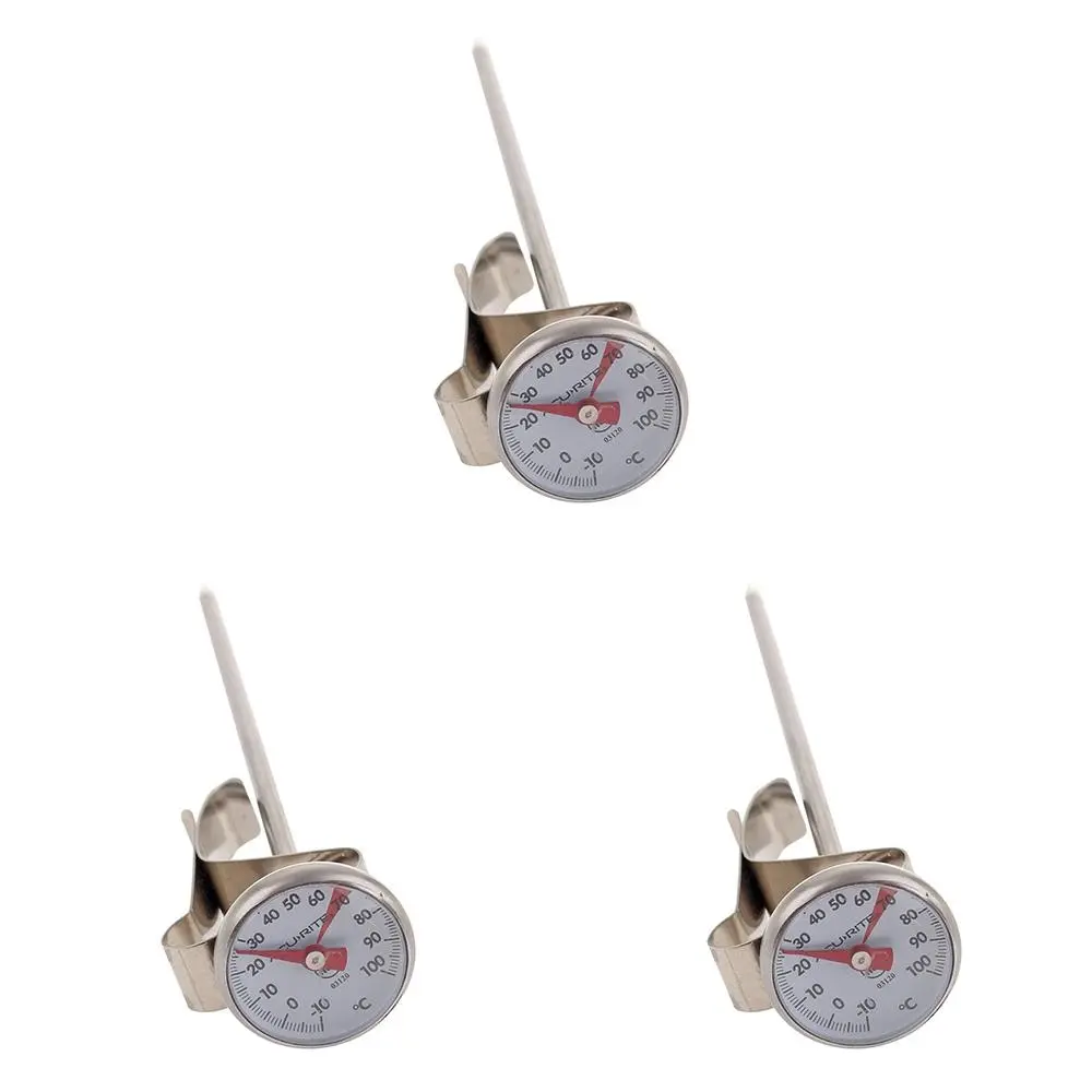 3x AcuRite Frothing Thermometer 2.5cm Diameter Home Kitchen Cooking Utensil - Home & Garden