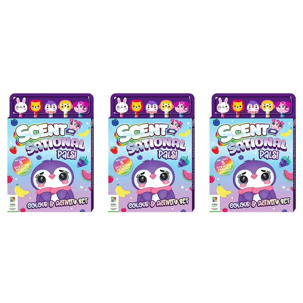3x Kaleidoscope Scentsational Pals Colour & Activity Book Kids/Childrens 3y+ - Entertainment