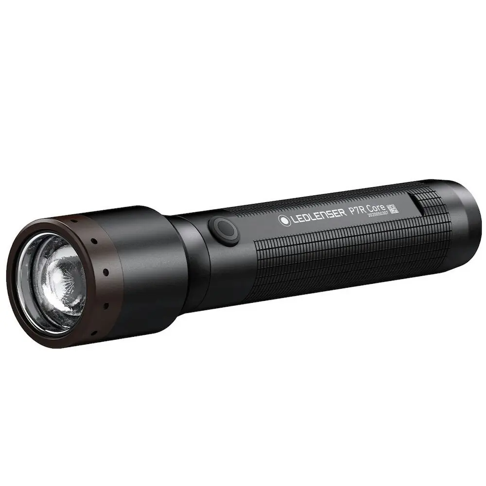 Led Lenser P7R Core Rechargeable Focusable Torch Flashlight | 1400 Lumen - Sports & Outdoor