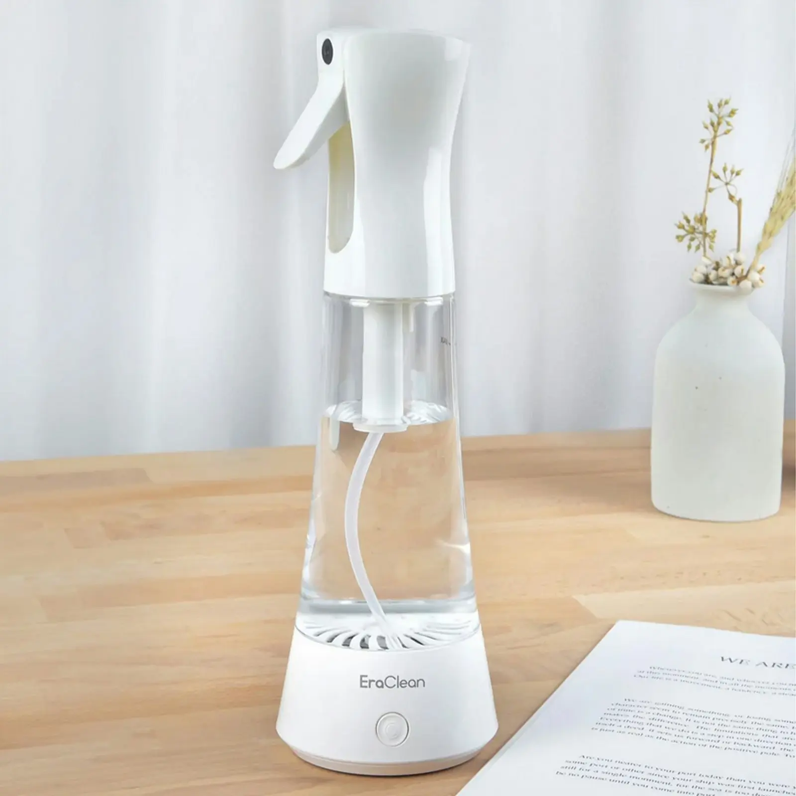 TODO Disinfectant Making Machine Nano Spray Disinfection Gun Sterilizer Rechargeable 350ml - Home & Garden