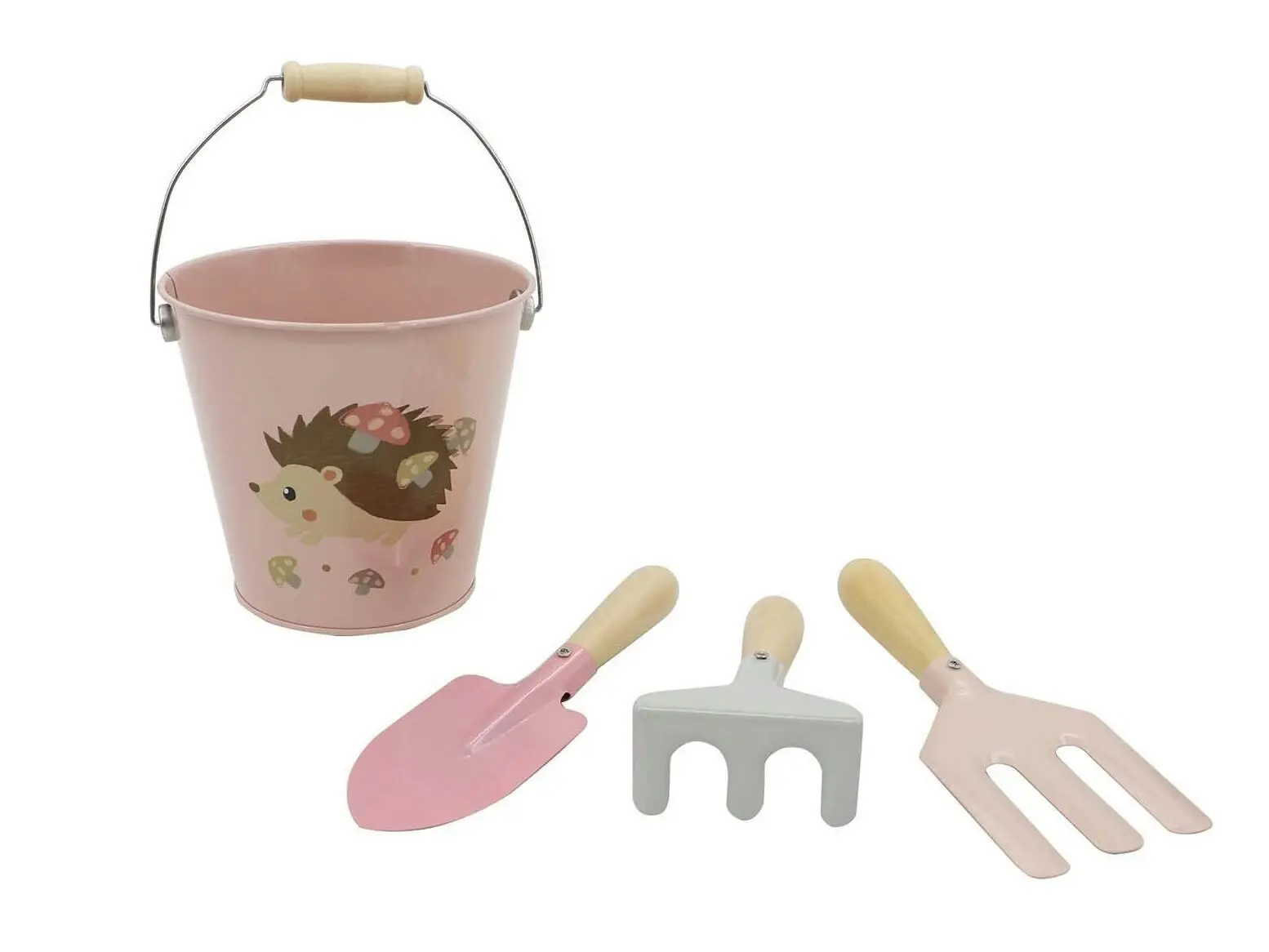4pcs Kaper Kidz Calm & Breezy Kids Garden Tool Set Children's Play Toy Pink 3y+ - Toys & Games
