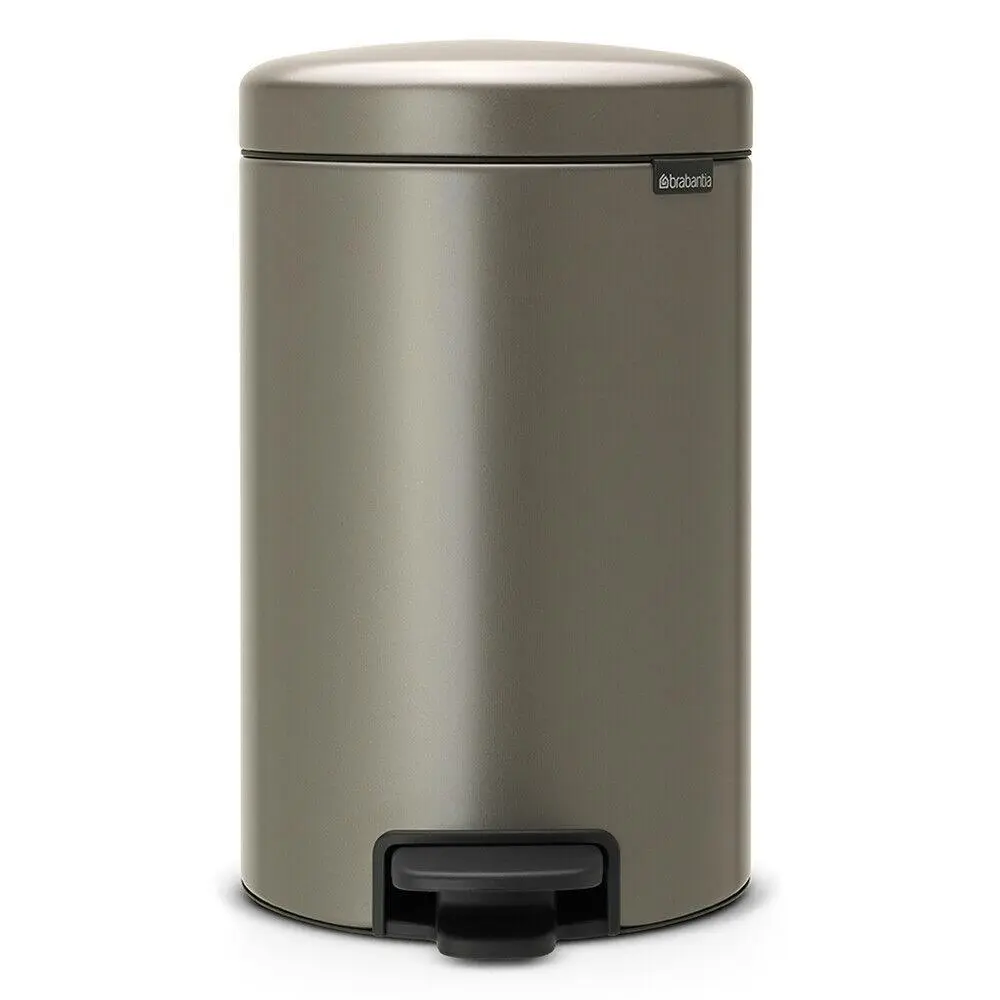 Brabantia Newicon Pedal Bin 12L | Platinum - Home & Garden