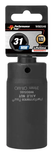 Wilmar W80546 31mm Fwd Axle Nut Socket