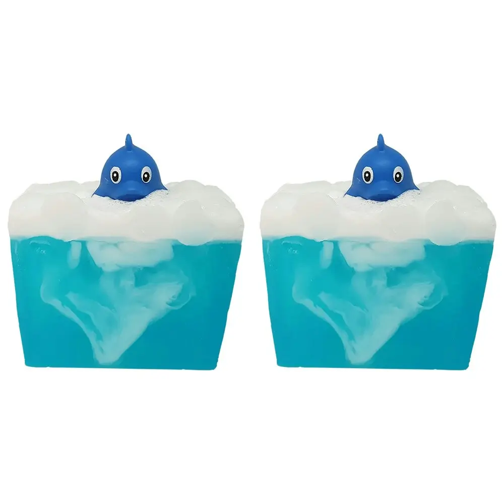 2PK Bomb Cosmetics Wave Rider Scented Bath Soap Slice Bar w/ Toy Body Fragrance - Beauty