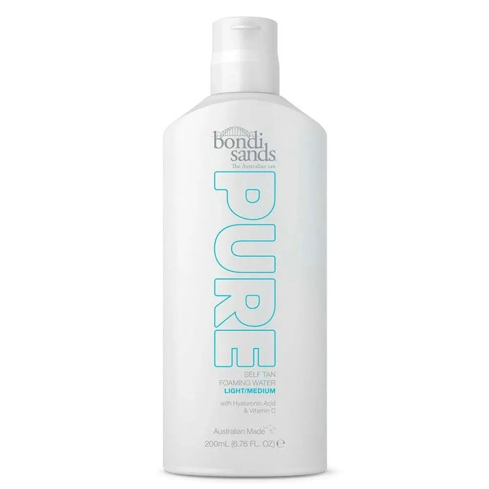 Bondi Sands Pure Self Tanning Water 200ml For Sensitive Skin Light to Medium - Beauty