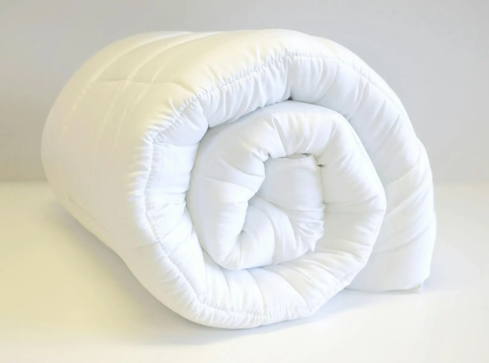 Ardor Microfibre 300GSM Single Bed Quilt Cover Roll Packed Home Bedding White - Home & Garden