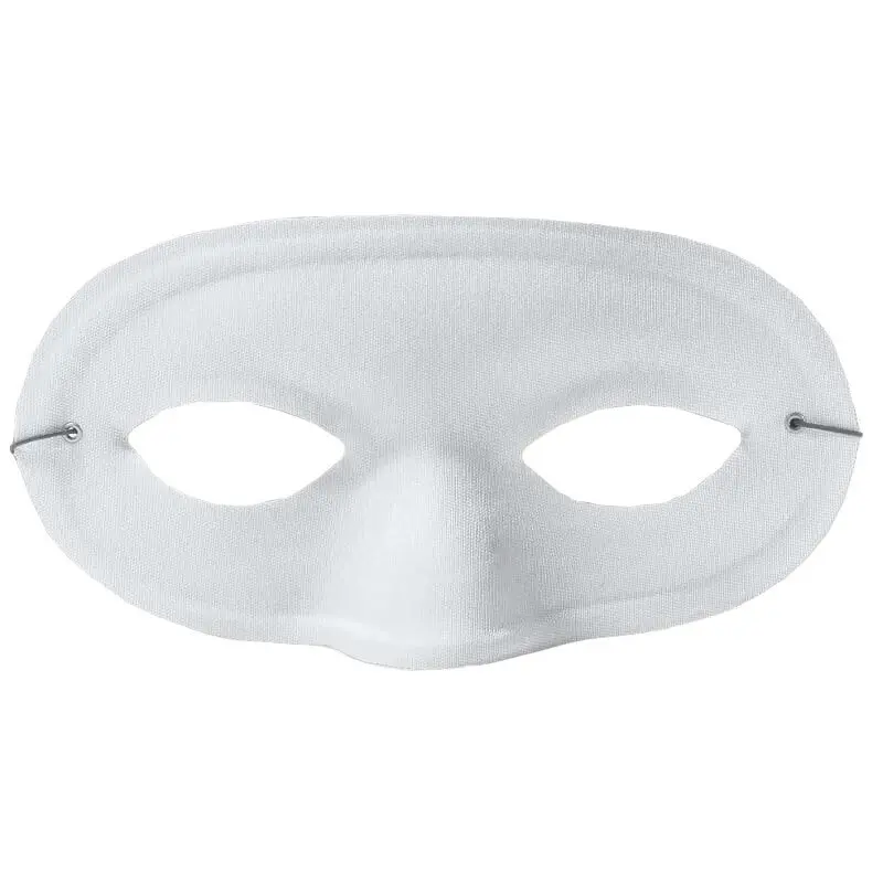 Phantom Of The Opera Domino Satin Mask Halloween Party Adult Unisex Costume WHT - Fashion