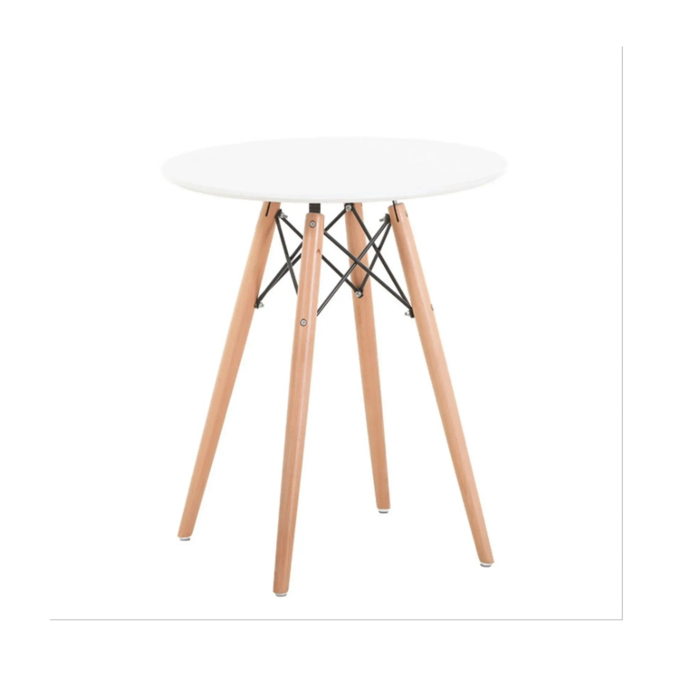 Oliver 80 cm Round Dining Table White - Furniture