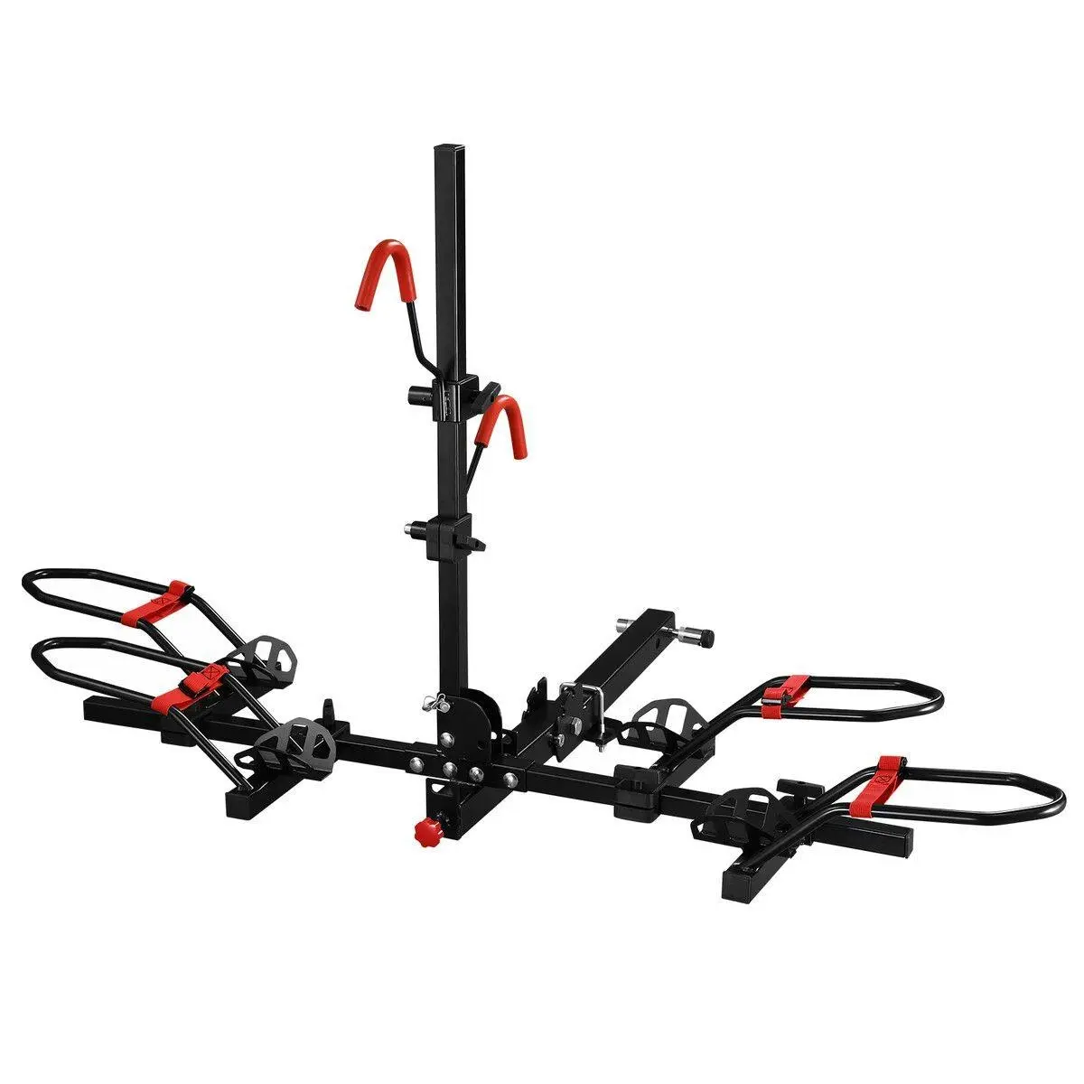 Ausway 2 Ebike Rack Mountain Bicycle Carrier Stand Rear Electric Car Mount Storage Platform Holder 2 Inch Foldable Tilt with Lock - Sports & Outdoor