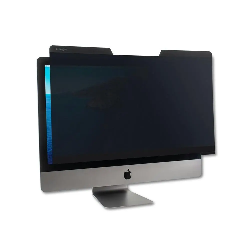 Kensington Reusable Privacy Screen Protector Guard For iMac 21in Monitor Black - Electronics