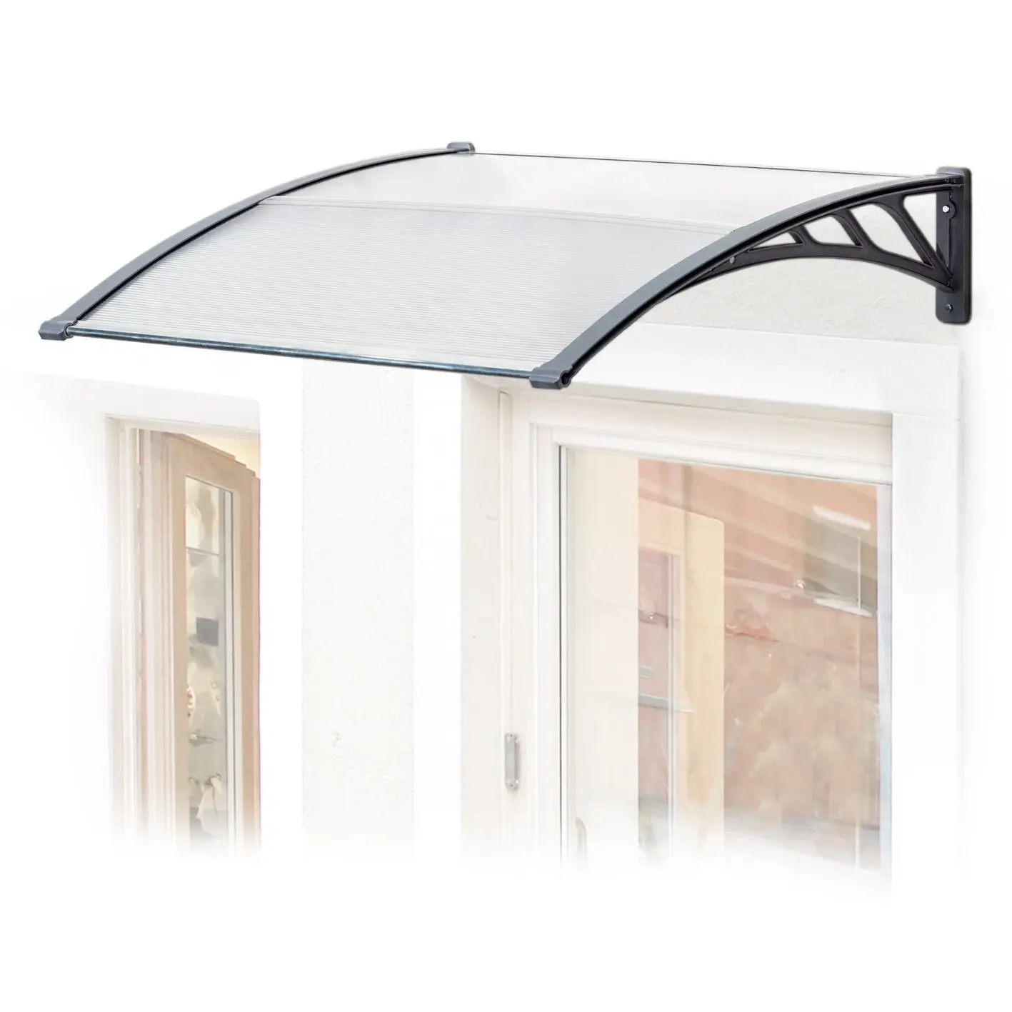 Elora Window Door Awning Outdoor Awning Canopy Shelter Rain Cover Patio 1x1.2m - Home & Garden
