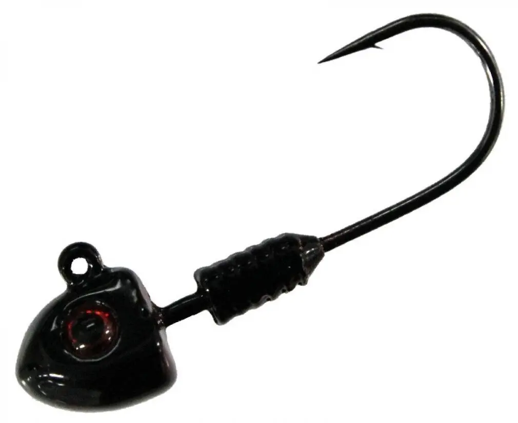 3 Pack of 1/6oz Red Nightmare TT Lures DemonZ Jigheads with Size 1 Hooks - Sports & Outdoor