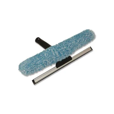 Boardwalk WWSQ12 Combo Window Washer And Squeegee, 12" Wide Blade, Black