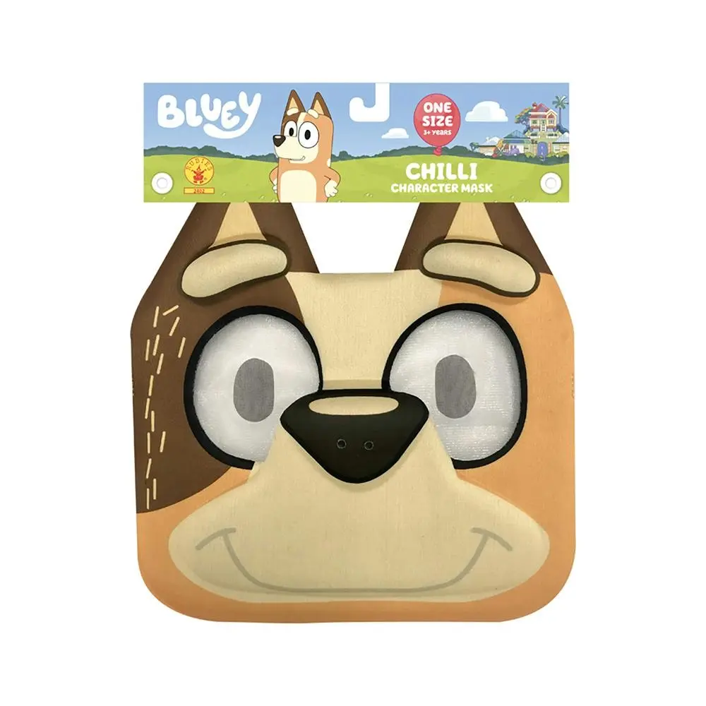 Bluey Chilli Eva Face Mask Halloween Animal Dress Up Adult/Kids Unisex Costume - Fashion