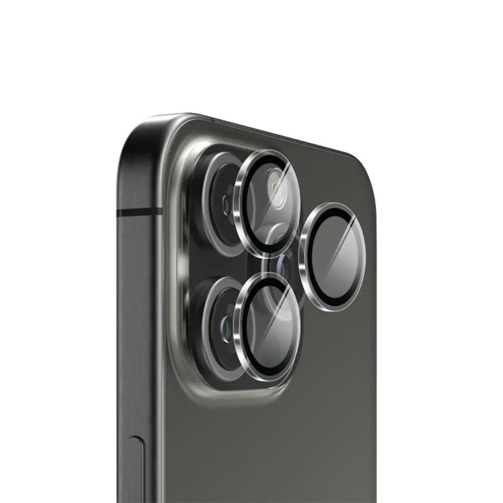 EFM Glass Mobile Camera Lens Protector Armour For Apple iPhone 16 Pro Clear - Electronics