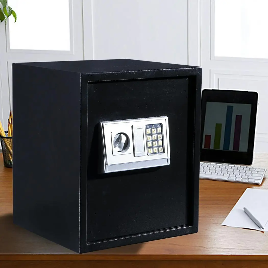 Traderight Group 50L Security Box Digital Safe Electronic Home Office Cash Deposit Lock Password - Home & Garden