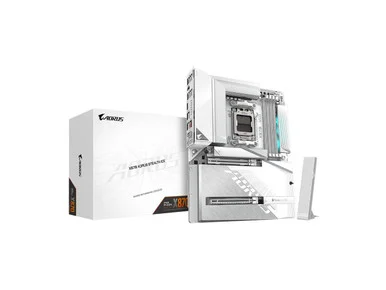 Aorus STEALTH X870 A STEALTH ICE Gaming Desktop Motherboard - AMD X870 Chipset - Socket AM5 - ATX (x870astealthice)