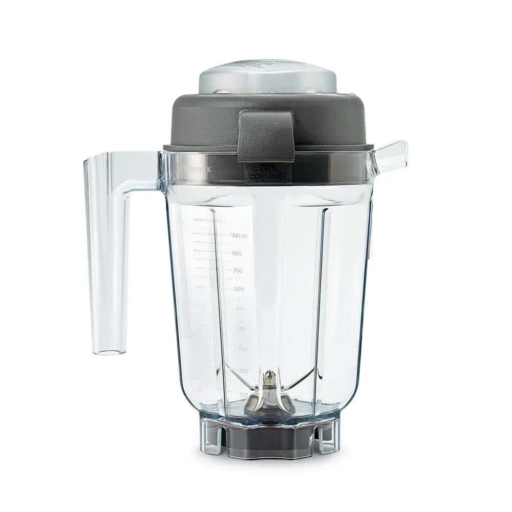 Vitamix Dry Blending Container Grinding Mixer Cup 0.9L/33cm w/ Lid Black/Clear - Home & Garden