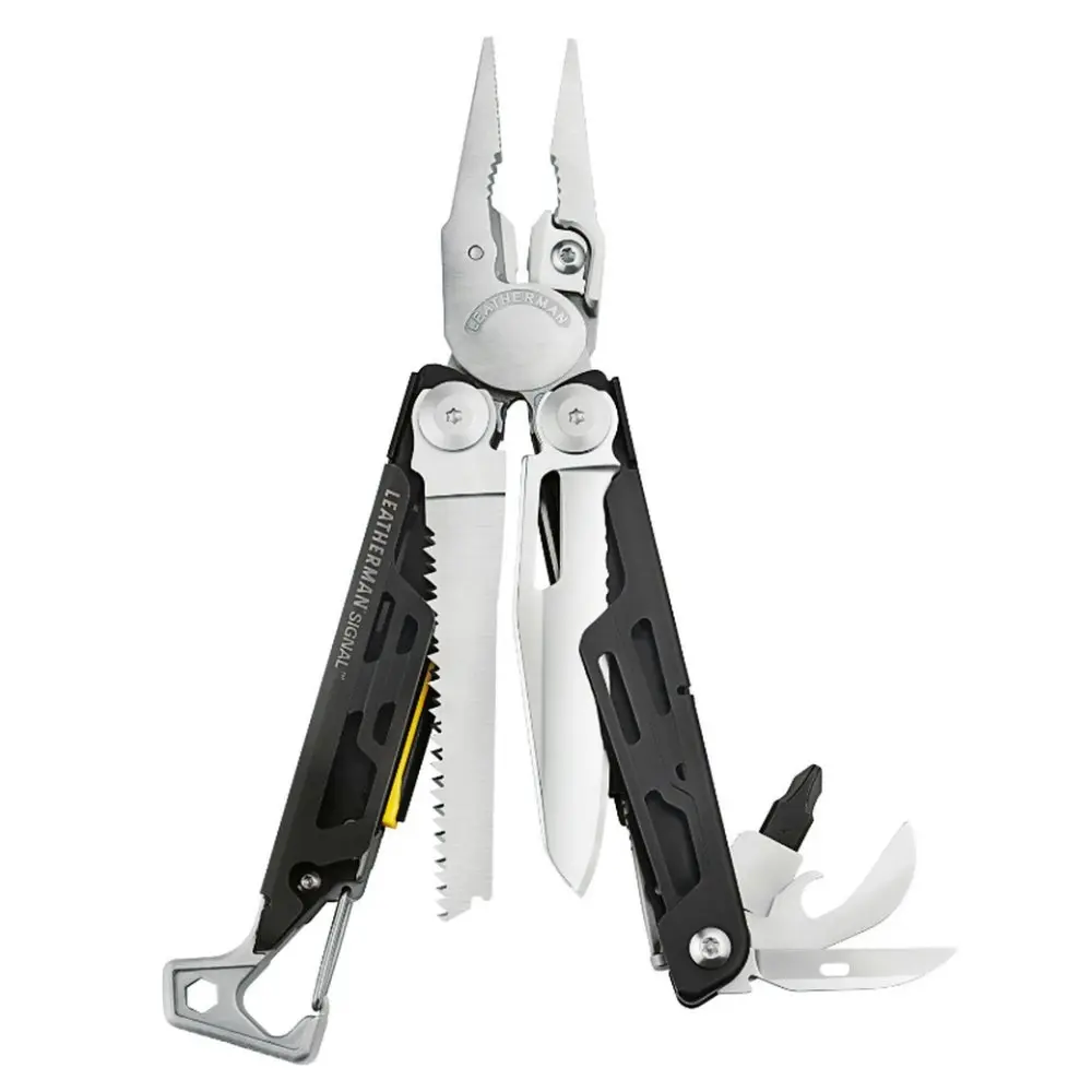 Leatherman Signal Survivalist Multi-Tool + Sheath Fire Starter Whistle