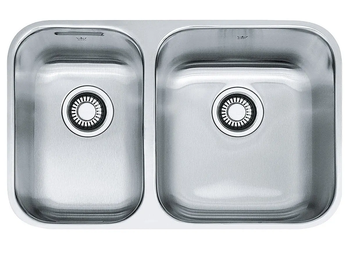 Franke Steel Queen 1 and 1/2 Bowl Undermount Sink - Hardware
