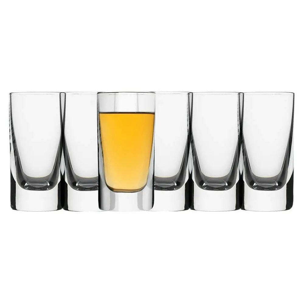 6pc Ecology Classic 50ml Shot Glass Crystalline Glasses Liquor Glassware Set CLR - Home & Garden