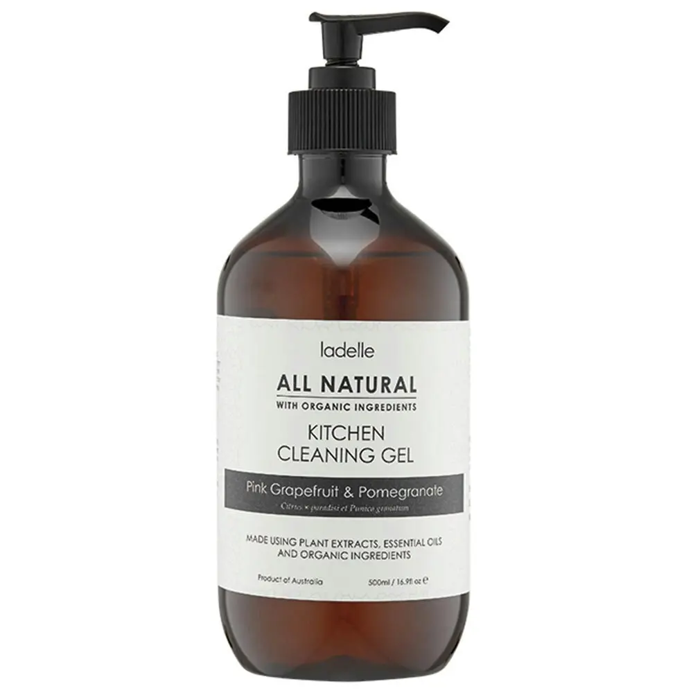 Ladelle All Natural Plant Base Grapefruit/Pomegranate 500ml Kitchen Cleaning Gel - Home & Garden